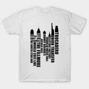 Music City Philadelphia - Black T-Shirt